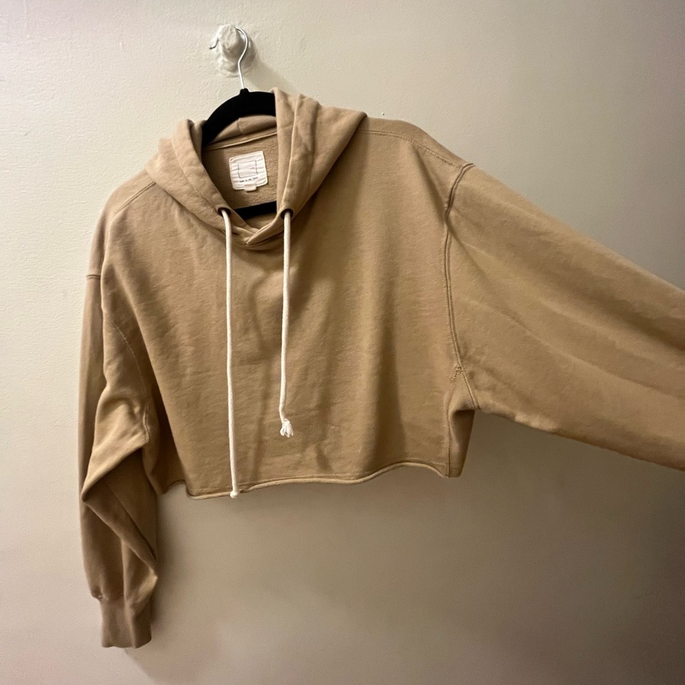 Reflex L.O.T. Camel Cropped Hoodie